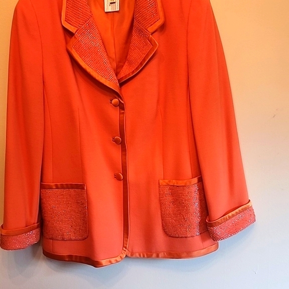 Lois Fe'raud beaded blazer made in Germany like New - Picture 2 of 6